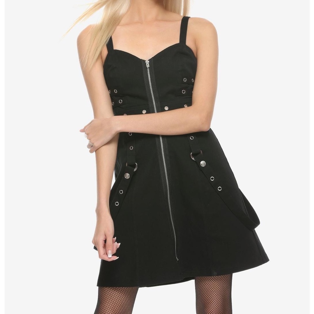 NWT Black Suspender Bondage Dress From Hot Topic / Royal Bones